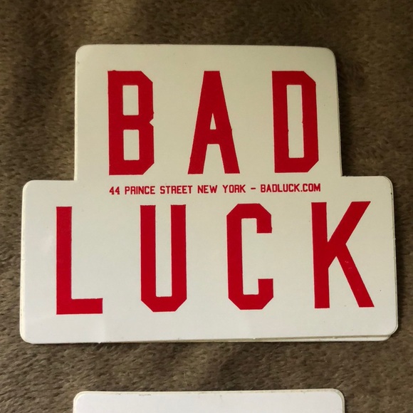 BRANDY MELVILLE BAD LUCK STICKERS - Picture 3 of 4